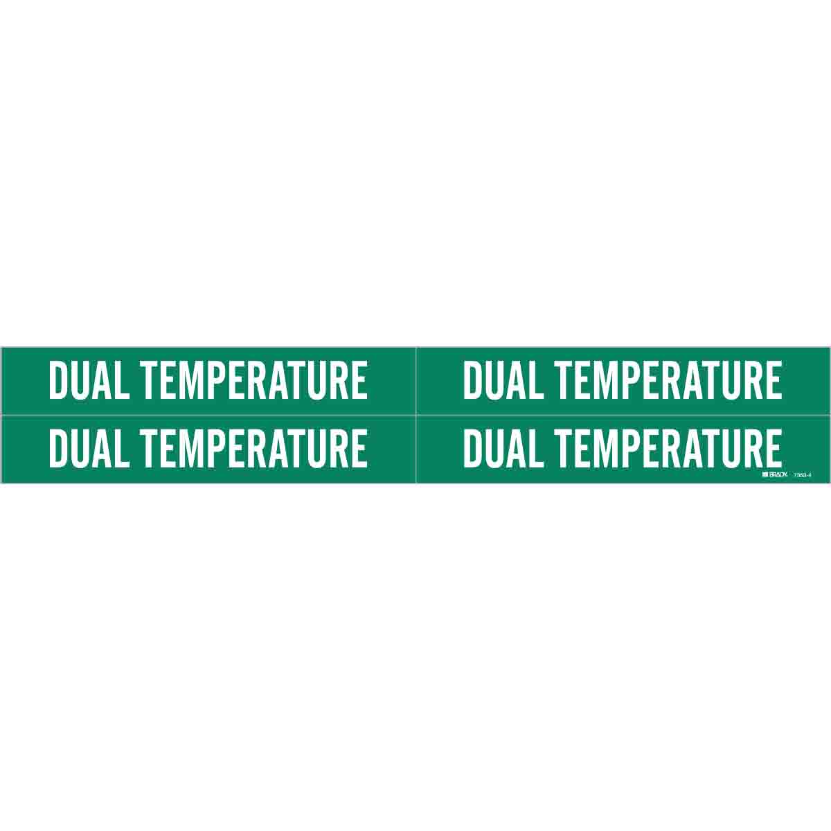 DUAL TEMPERATURE WHITE / GREEN