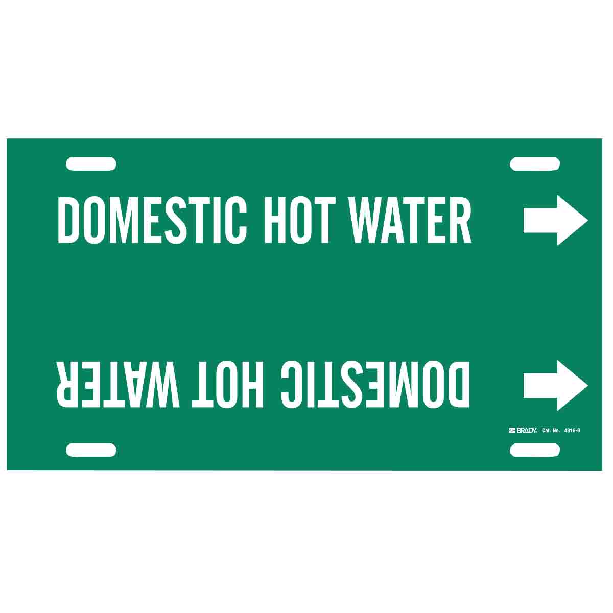 DOMESTIC HOT WATER WHITE / GREEN