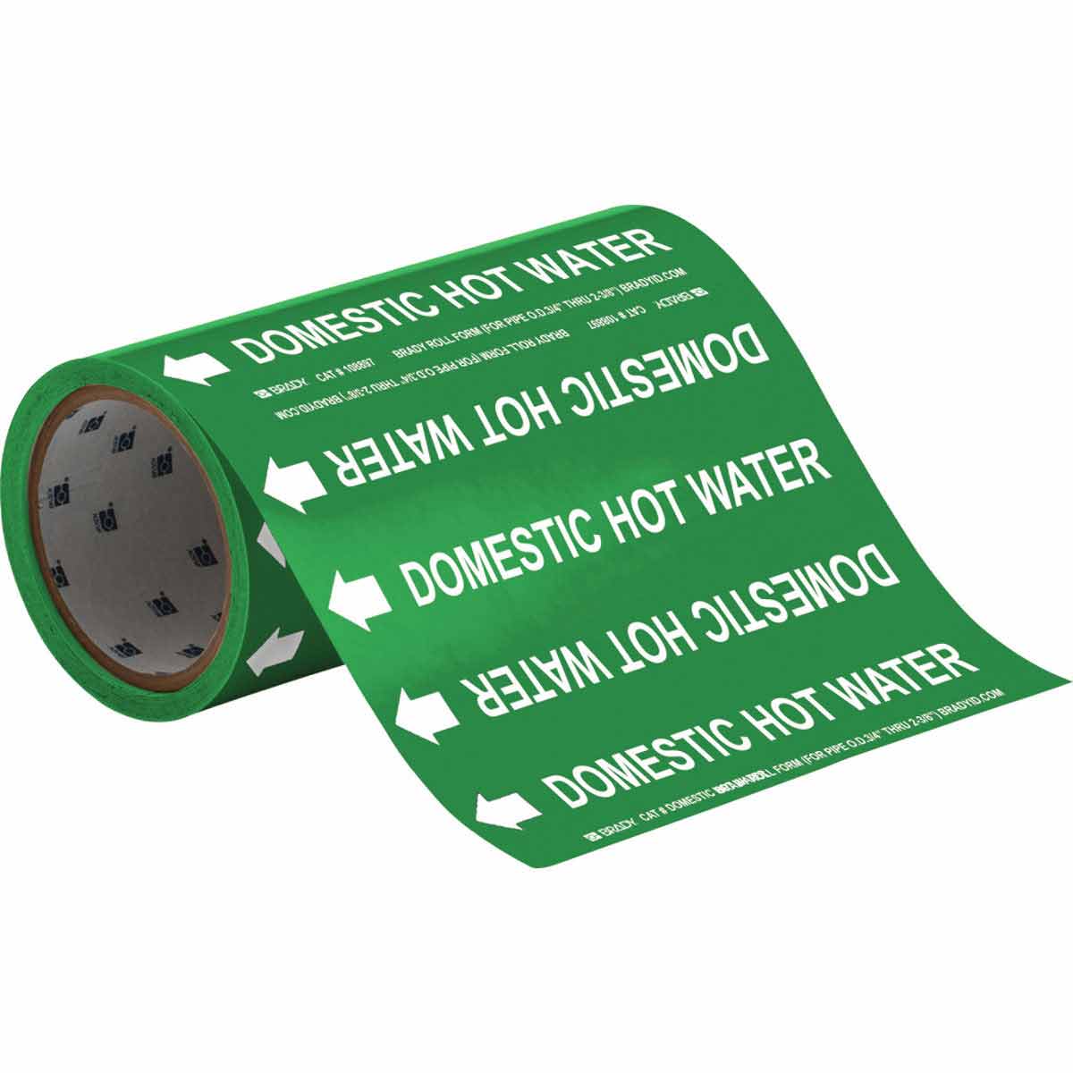 DOMESTIC HOT WATER WHITE / GREEN