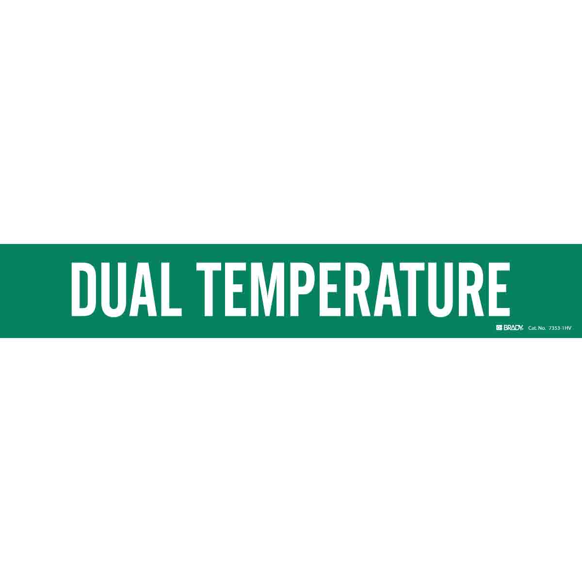 DUAL TEMPERATURE WHITE / GREEN