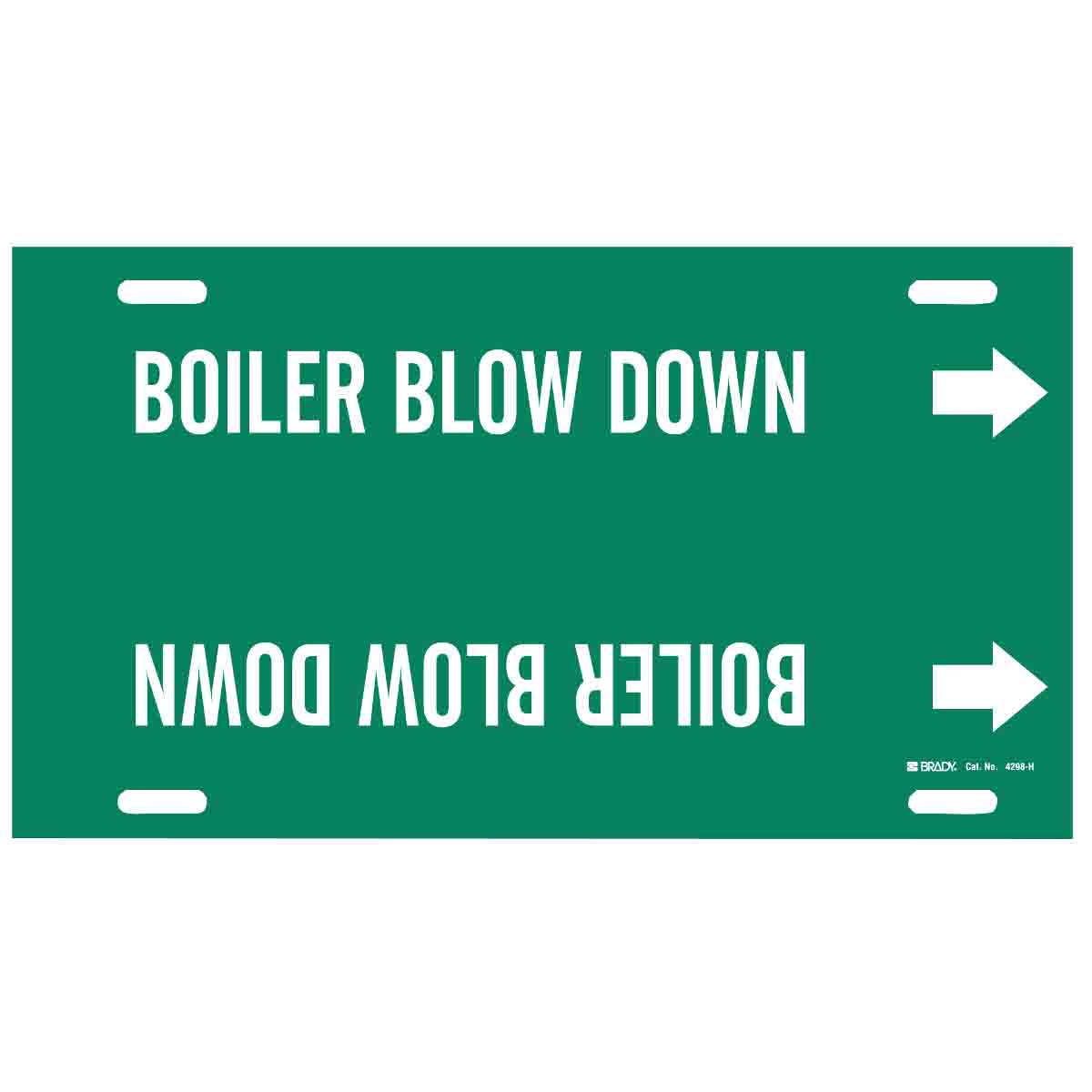 BOILER BLOW DOWN WHITE / GREEN