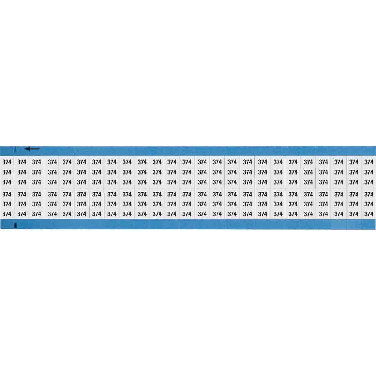 WIRE MARKER, 0.75 IN HX0.36 IN W