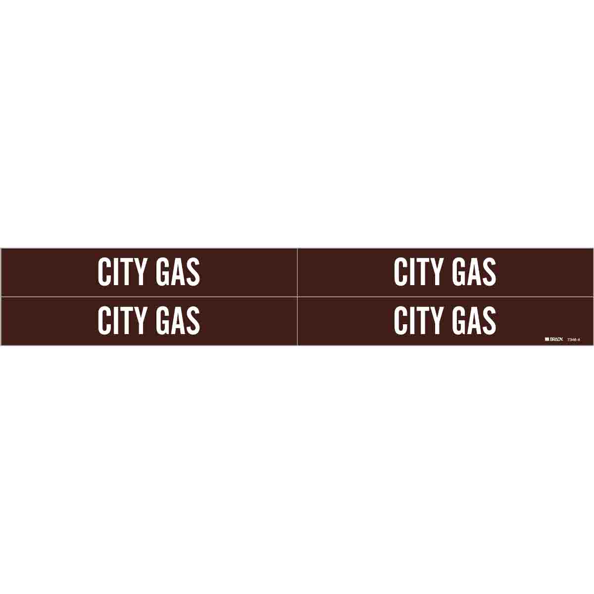 CITY GAS WHITE / BROWN