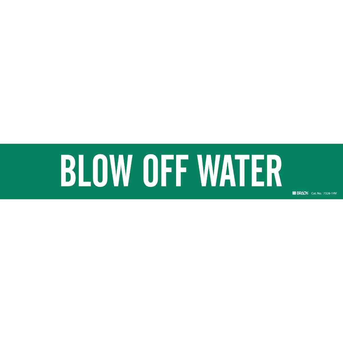 BLOW OFF WATER WHITE / GREEN