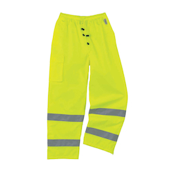 8915 2XL HI VIS LIME CLASS E RAIN PANTS