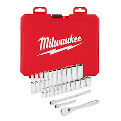 1/4 DRIVE 26PC RATCHET & SOCKET SET-SAE