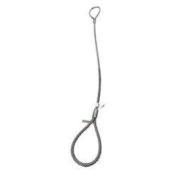 3/8x10FT 6x19 1-PART WIRE ROPE SLING
