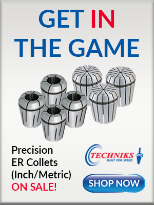 Techniks Precision ER Collets Inch Metric