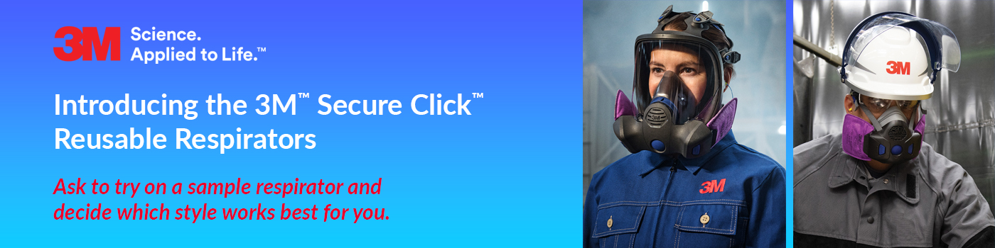 3M Secure-Click Respirators