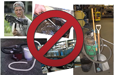 Sump cleaning techniques