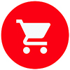 Mars Supply easy checkout shopping cart icon