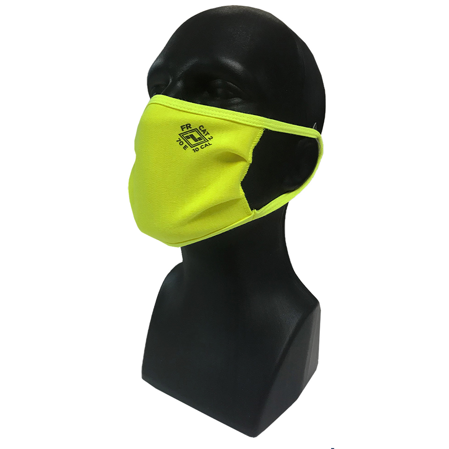 DOUBLE LAYER HI-VIS FR FACE MASK