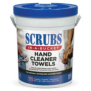 10x12 72CT SCRUBS-IN-A-BUCKET HAND CLEANER TOWELS