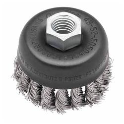 3" x 5/8-11 .020 SS KNOT WIRE CUP BRUSH