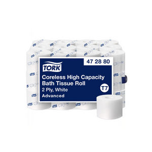 TORK CORELESS HIGH-CAPACITY TOILET PAPER ROLL