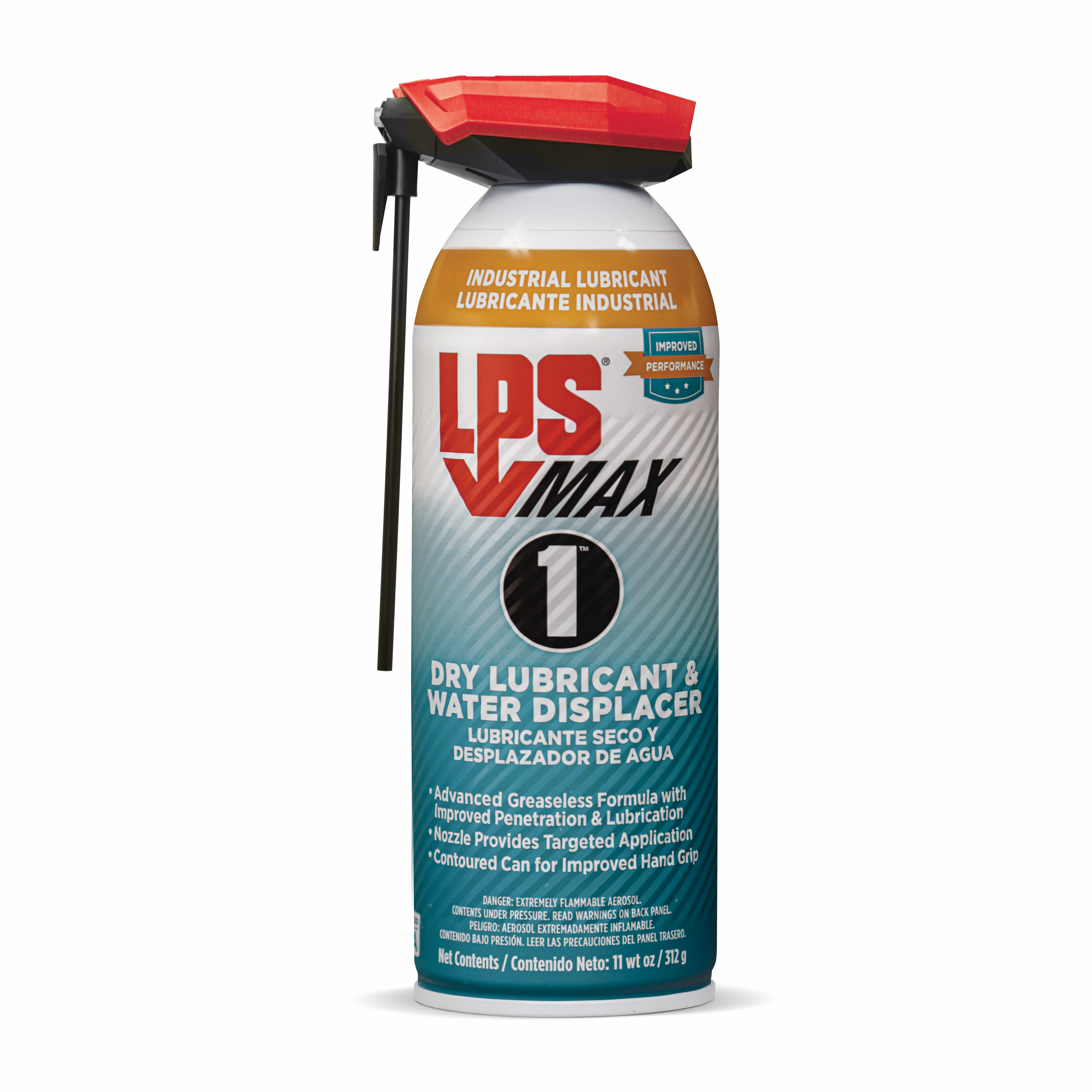 11 OZ LPS MAX 1 DRY LUBRICANT/WATER DISPLACER