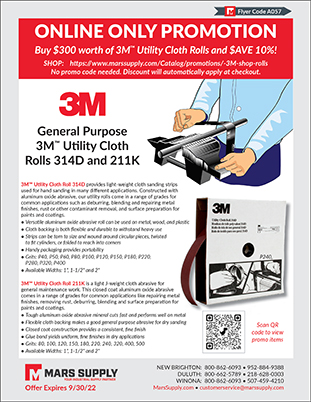 3M Utility Cloth Rolls 314D and 211K