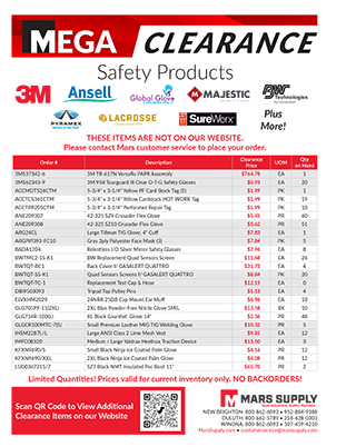Safety Products Clearance