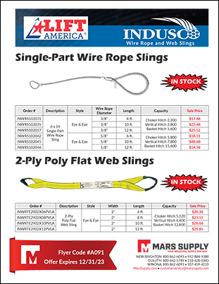 Indusco Lift America Web and Wire Rope Slings
