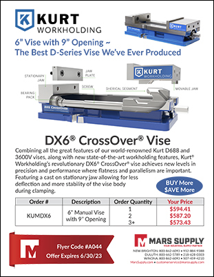 Kurt DX6 Crossover Workholding Vise