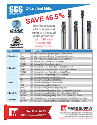 SGS Z-Carb End Mills