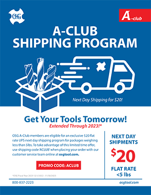 OSG A-Club Shipping Program