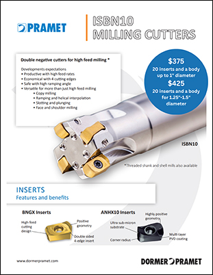 Pramet ISBN10 Milling Cutter Promo