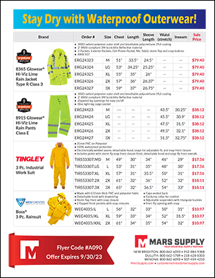 Ergodyne Tingley Westchester Rain Suits