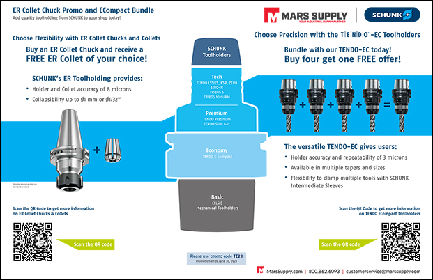 Schunk ER Collet Chuck Promo and Ecompact Bundle
