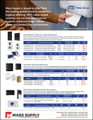 Tork Towels and Wipers for Hygiene