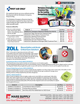 First Aid Only and Zoll Medical Emergency Preparedness