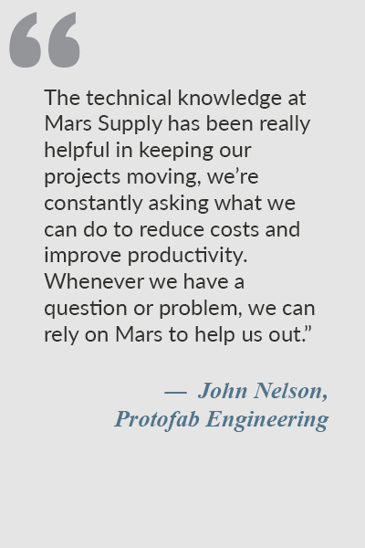 Testimonial by John Nelson of Protofab Engineering.