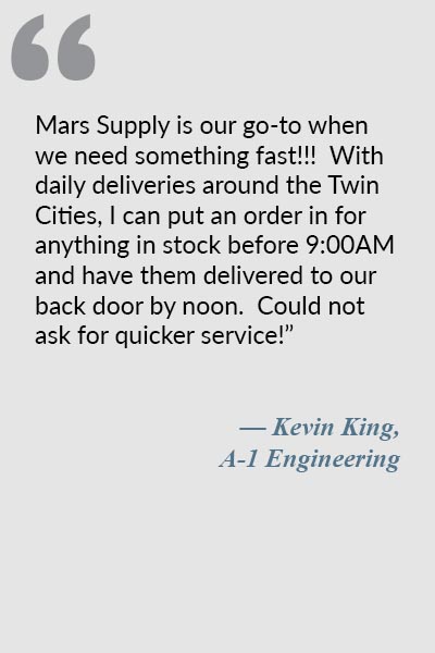 Testimonial by Kevin King of A-1 Engineering.